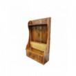 Шкаф для прихожей деревянный под старину из массива дуба №1