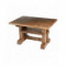 Деревянный 100x60 стол под старину из массива сосны Журнальный
