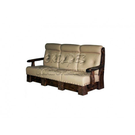 Мягкий диван под старину из массива сосны №3
