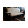 Состаренный деревянный диван из массива сосны