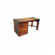Стол письменный деревянный под старину из массива дуба №1
