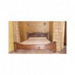 Кровать под старину из массива дерева сосны №3