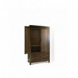 Шкаф деревянный для спальни из массива ясеня №4