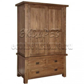 Шкаф деревянный для спальни из массива ясеня №5