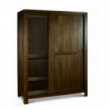 Шкаф деревянный для спальни из массива ясеня №6