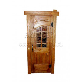 Дверь межкомнатная под старину из дерева массива сосны №6