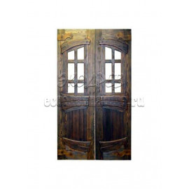 Дверь межкомнатная под старину из дерева массива сосны №11