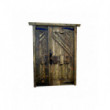 Дверь межкомнатная под старину из дерева массива сосны №12