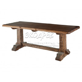 Деревянный стол 200x80 под старину из массива сосны Викинг