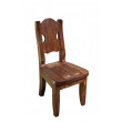 Деревянный стул под старину из массива сосны Атос