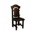 Деревянный стул под старину из массива сосны Солерно мягкий