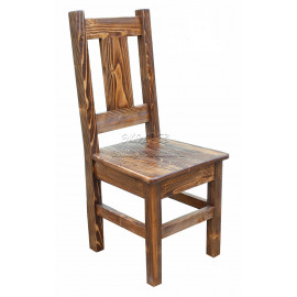 Деревянный стул под старину из массива сосны Карпаты 2