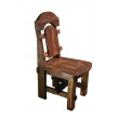 Деревянный стул под старину из массива сосны Ришелье