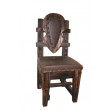 Деревянный стул из массива сосны Замок