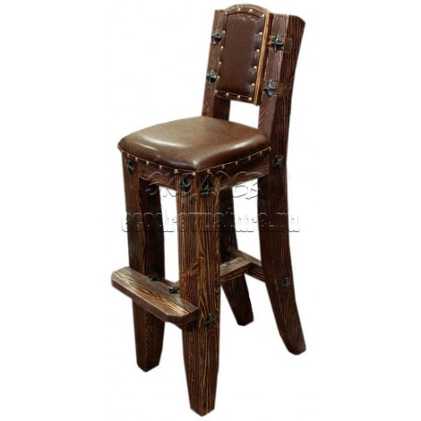 Барный стул из массива сосны Премьер мягкий