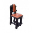 Барный стул из массива сосны Царский мягкий